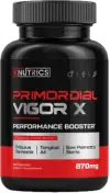 Primordial Vigor X supplement bottle front label